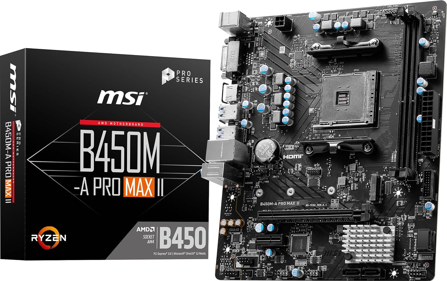 マザーボード MSI B450M-A PRO MAX II B450M-A PRO MAX II | Motherboard | MSI Global